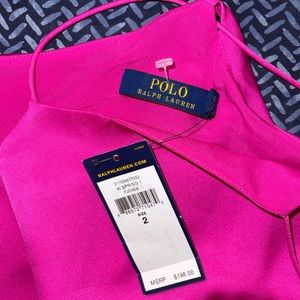 NWT Polo Ralph Lauren Pink Fuchsia Dress Size 2 !!